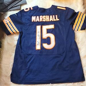 Authentic Brandon Marshall GSH signed nike Chicago bears jersey FREE UNDER ARMOU